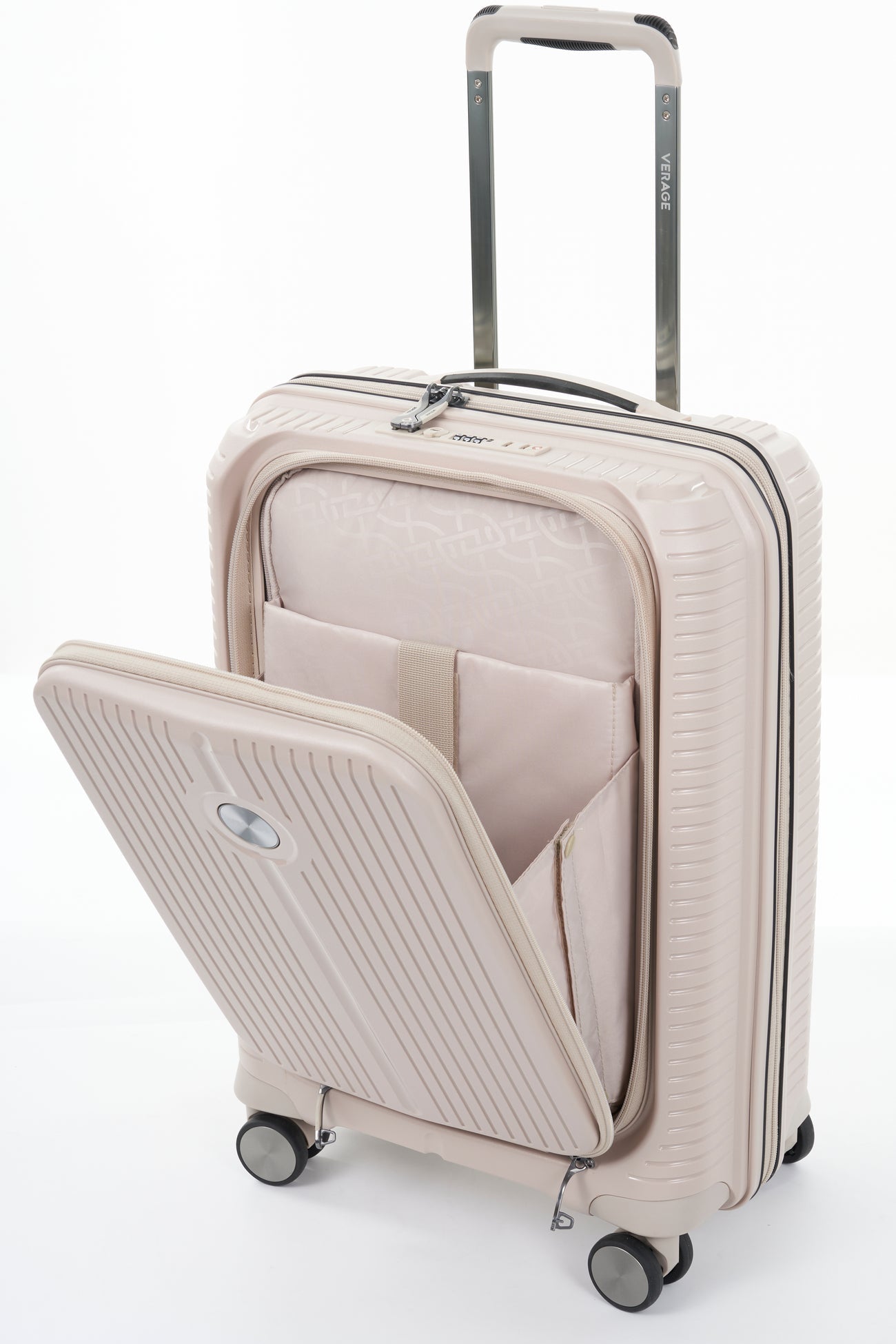 סט שלישיית מזוודות יוקרה קשיחות מהסדרה עטורת הפרסים מבית VERAGE דגם ROME MONTI