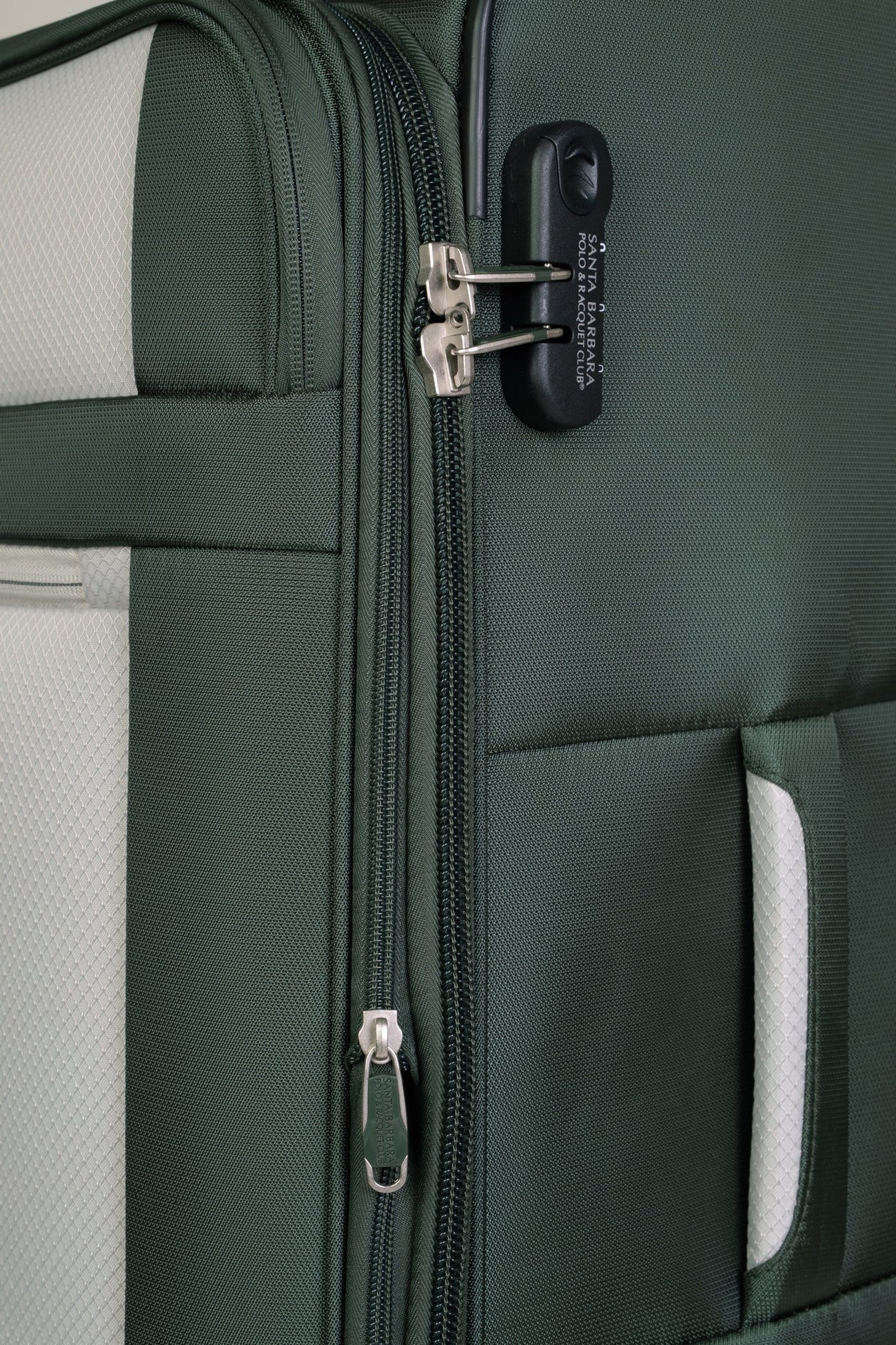 סט 3 מזוודות בד XL מתרחבות בעיצוב מודרני מבית המותג היוקרתי POLO CLUB דגם LOS ANGELES