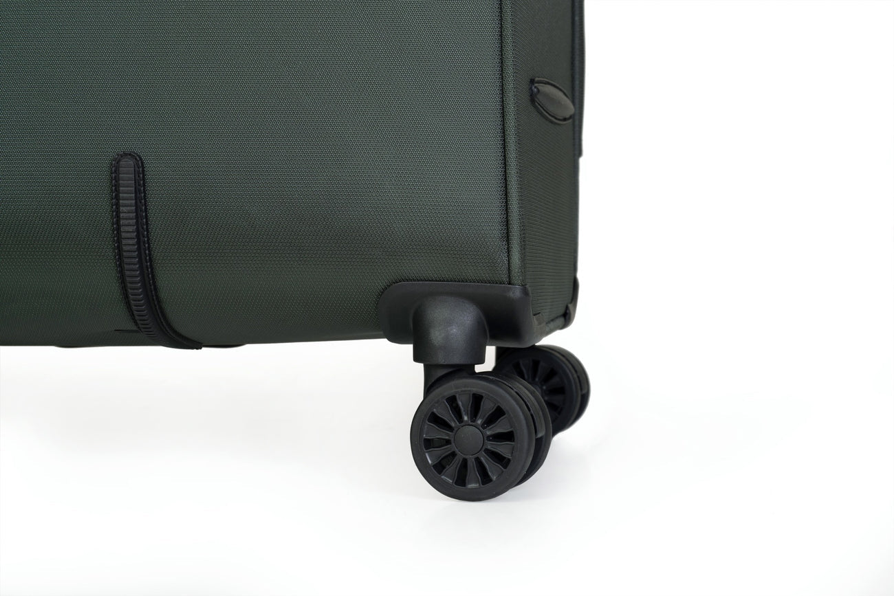 סט 3 מזוודות בד XL מתרחבות בעיצוב מודרני מבית המותג היוקרתי POLO CLUB דגם LOS ANGELES