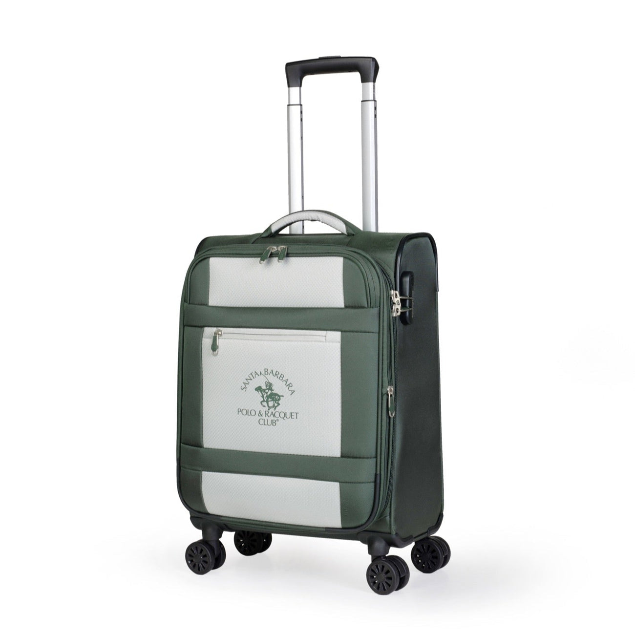 סט 3 מזוודות בד XL מתרחבות בעיצוב מודרני מבית המותג היוקרתי POLO CLUB דגם LOS ANGELES