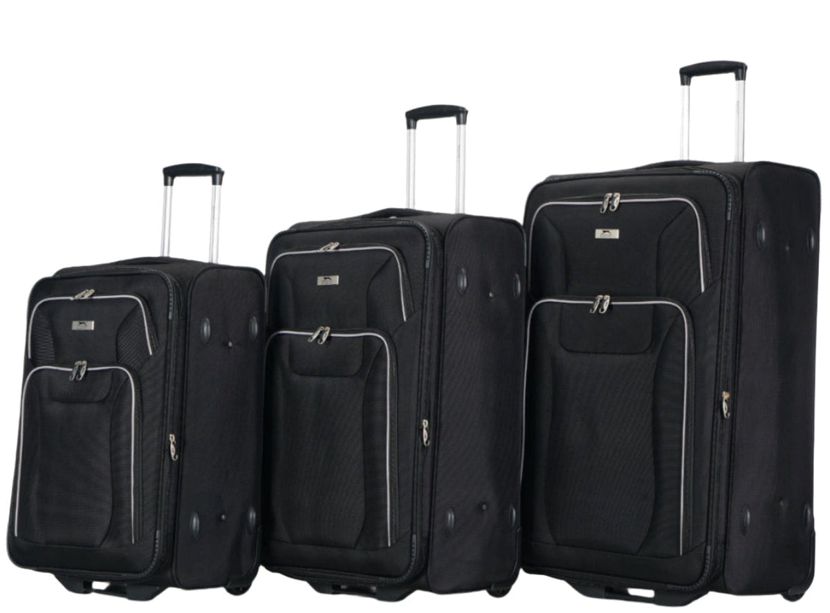 סט 3 מזוודות חזקות שני גלגלים SLAZENGER דגם LINCOLN
