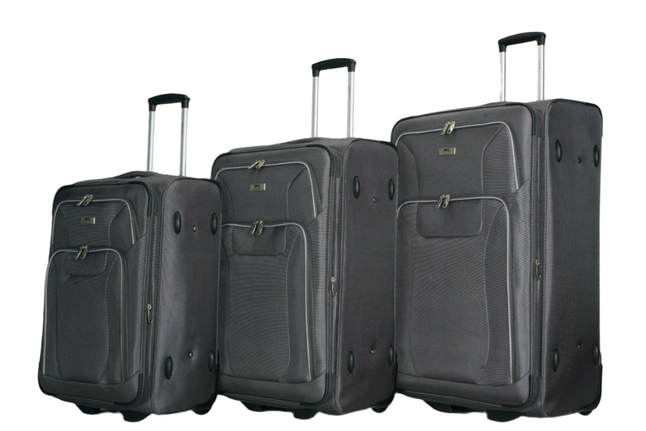 סט 3 מזוודות חזקות שני גלגלים SLAZENGER דגם LINCOLN