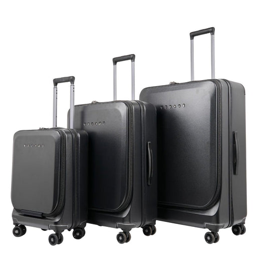 סט 3 מזוודות קשיחות דגם LEADER III של המותג VERAGE מסדרת הפרימיום