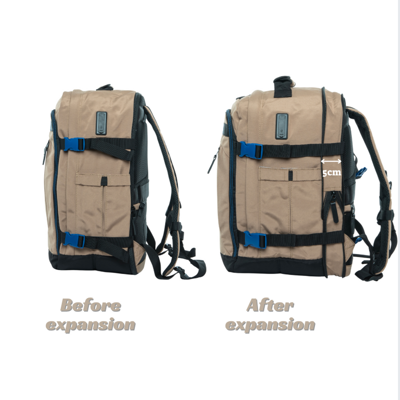 תיק עליה למטוס מתרחב מבית המותג ®CABIN FLY דגם SKYLITE מידה M 40X30X20CM