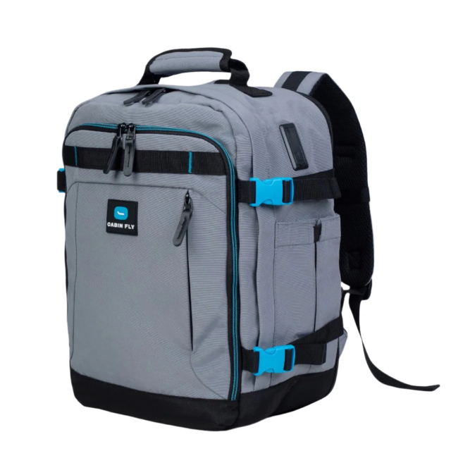 תיק עליה למטוס מתרחב מבית המותג ®CABIN FLY דגם SKYLITE מידה M 40X30X20CM