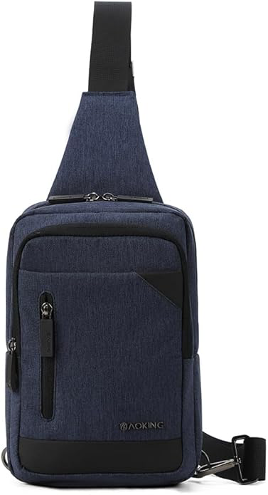 תיק צד פונקציונאלי קטן וקל משקל בסגנון אוכף אלכסון מבית המותג AOKING דגם CASUAL