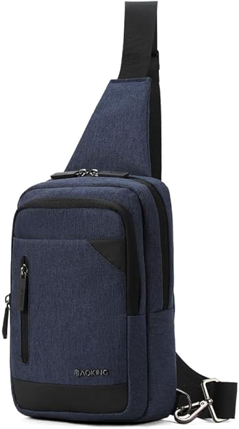 תיק צד פונקציונאלי קטן וקל משקל בסגנון אוכף אלכסון מבית המותג AOKING דגם CASUAL