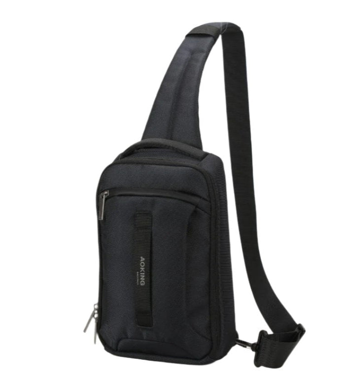 תיק צד אוכף שחור פונקציונלי לגבר AOKING SY3096-5