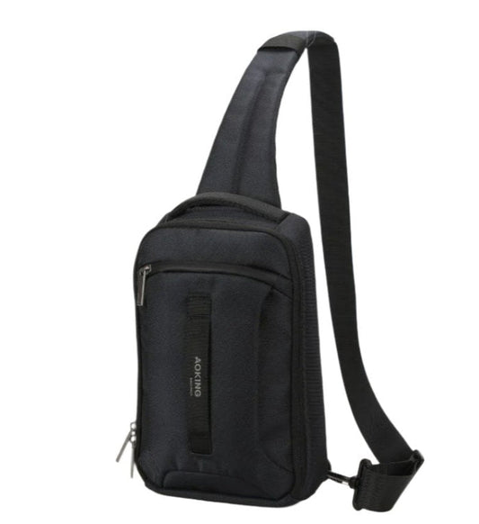 תיק צד אוכף שחור פונקציונלי לגבר AOKING SY3096-5