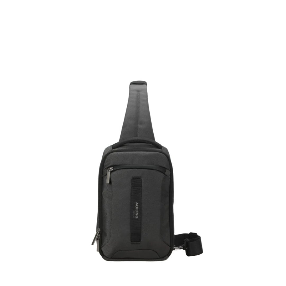 תיק צד אוכף שחור פונקציונלי לגבר AOKING SY3096-5