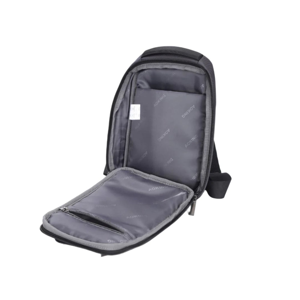 תיק צד אוכף שחור פונקציונלי לגבר AOKING SY3096-5