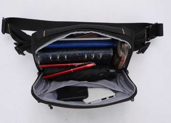 תיק צד / פאוץ' שחור לגבר, איכותי ונוח מבית AOKING