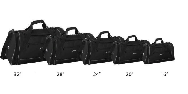תיק ספורט וטיולים מבית SLAZENGER בחמישה גדלים 16"–32"
