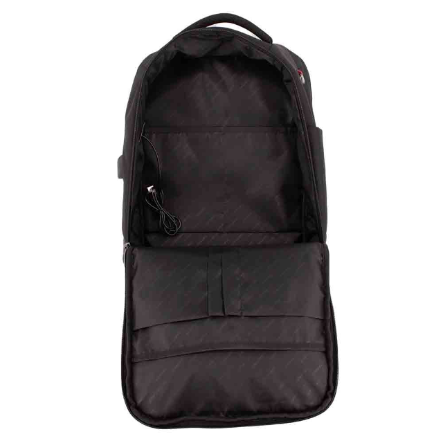 תיק גב עסקי יוקרתי ופונקציונלי ללפטופ 15.6" מבית המותג השוויצרי SWISSBRAND דגם NORWICH