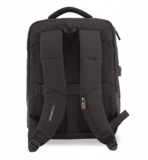 תיק גב עסקי יוקרתי ופונקציונלי ללפטופ 15.6" מבית המותג השוויצרי SWISSBRAND דגם NORWICH