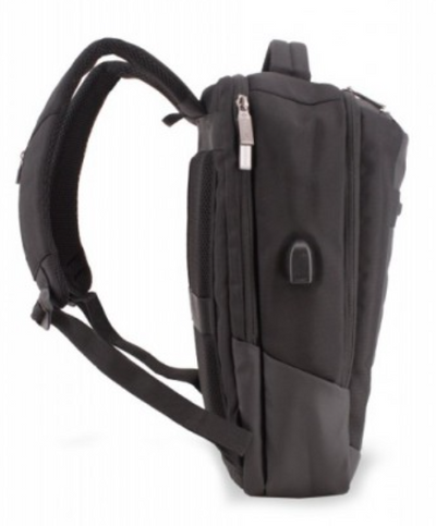 תיק גב עסקי יוקרתי ופונקציונלי ללפטופ 15.6" מבית המותג השוויצרי SWISSBRAND דגם NORWICH