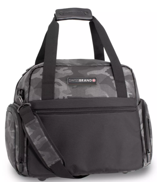 תיק צד לנסיעות מתלבש על מזוודה מבית המותג השוויצרי SWISSBRAND דגם BOXSTER SIDE 19L