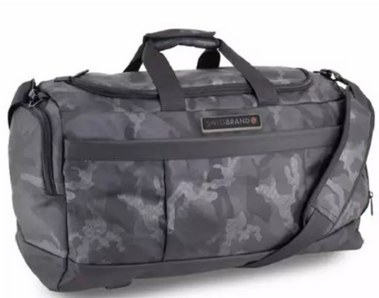 תיק נסיעות דאפל גדול מבית המותג השוויצרי SWISSBRAND דגם BOXSTER DUFFLE 46L