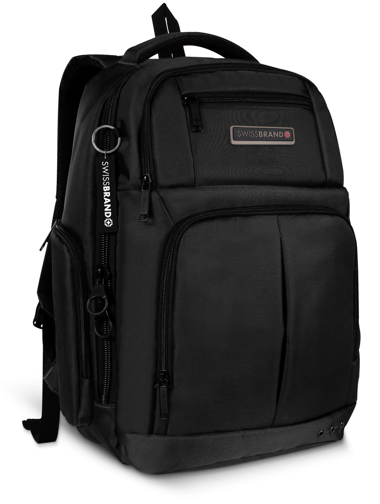 תיק גב פונקציונלי וספורטיבי ללפטופ 15.6" מבית המותג השוויצרי SWISSBRAND דגם WEMBLEY