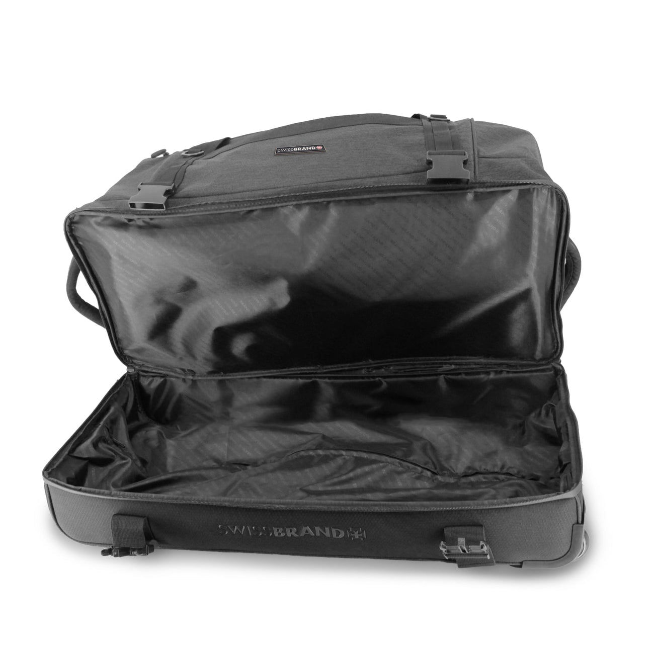 תיק דאפל גדול על גלגלים 28" מאסיבי וחזק במיוחד למוצ'ילרים מבית המותג השוויצרי SWISSBRAND דגם HEXA