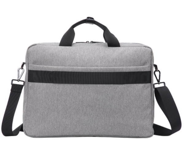 תיק צד עסקי למחשב נייד 15.6" מבית AOKING - אפור בשילוב שחור