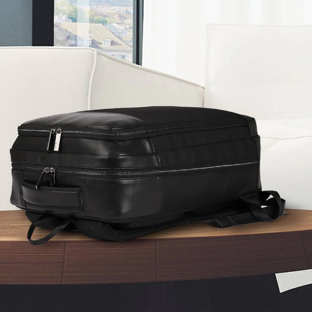 תיק גב ללפטופ במראה עסקי מבית המותג AOKING למחשב 15.6" יציאת USB