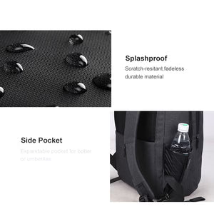 תיק גב דק וקל מאוד עם שקע USB מבית המותג AOKING למחשב נייד 15.6"