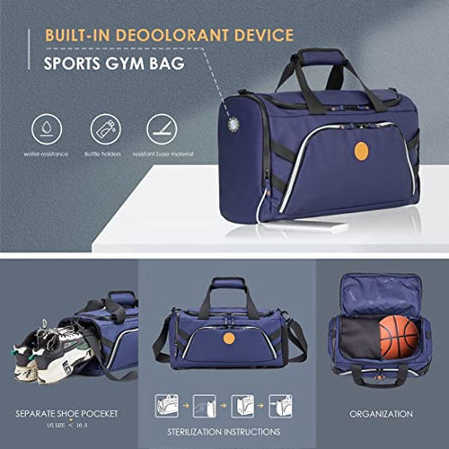 תיק ספורט חדר כושר גדול 18.5" עם תא לנעליים מבית VERAGE דגם CAMBRIDGE