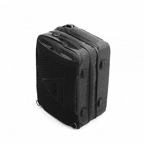 תיק מזוודה עסקי מודולרי פטנט עולמי רשום הכולל יציאת USB מתלבש על מזוודה MINILUX FUGU