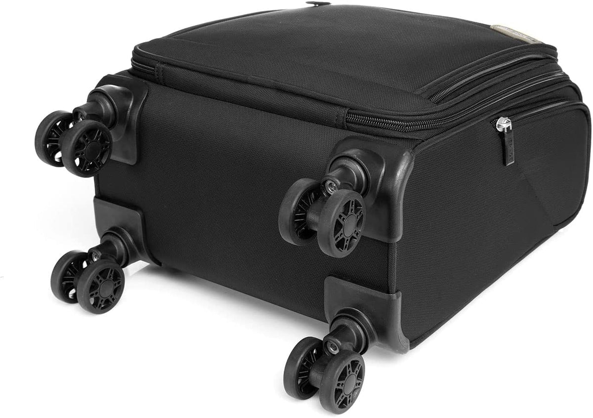 טרולי יוקרתי קטן 14.5" UNDERSEAT מתחת למושב המטוס הכולל USB מבית VERAGE דגם VISIONARY III