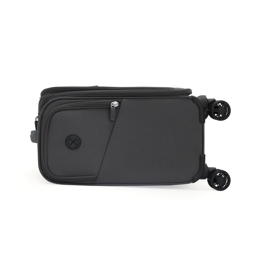 טרולי יוקרתי קטן 14" UNDERSEAT מתחת למושב המטוס הכולל USB מבית VERAGE דגם VISIONARY 10DW