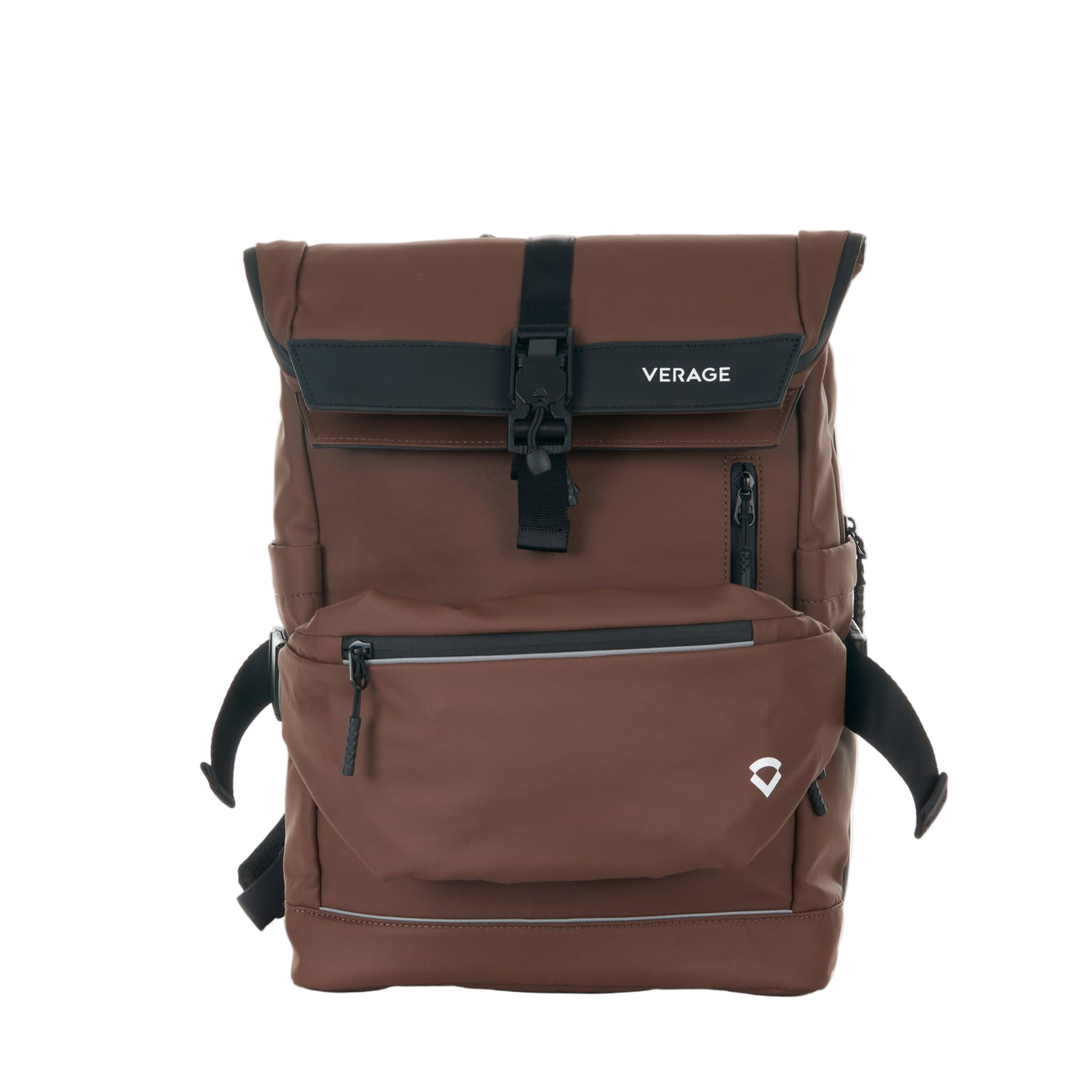תיק גב רב תכליתי עם פאוץ׳ הניתן להפרדה ותא ללפטופ מבית מותג היוקרה VERAGE דגם PULSE BACKPACKS