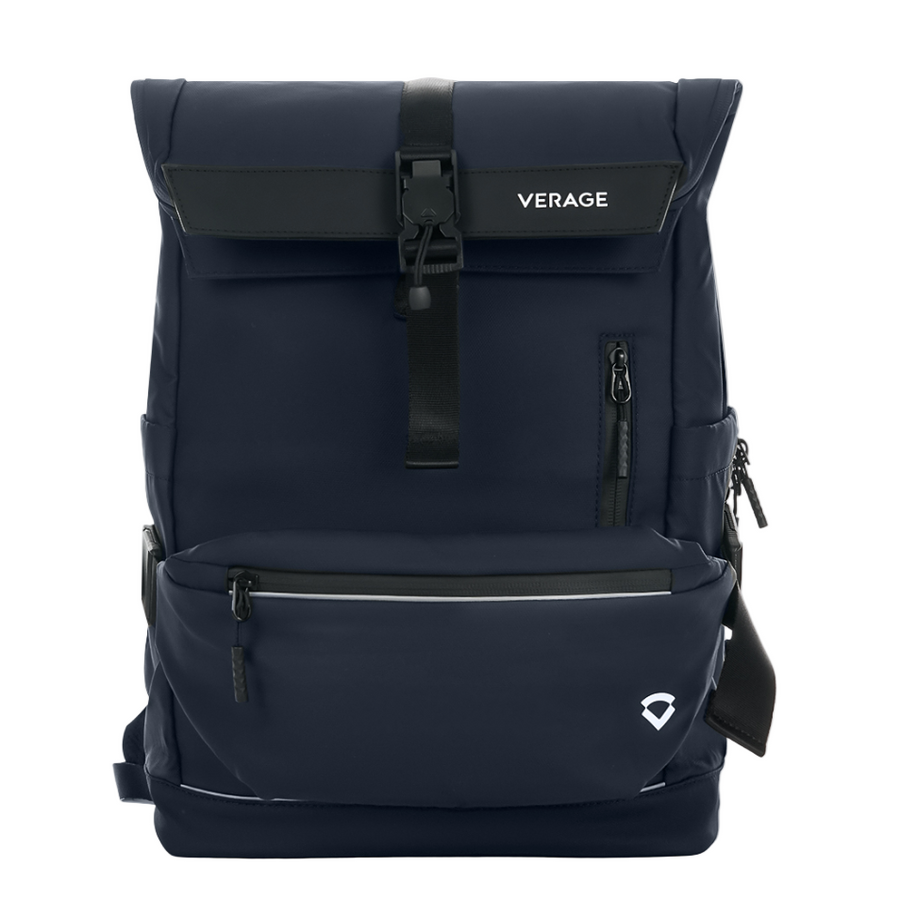 תיק גב רב תכליתי עם פאוץ׳ הניתן להפרדה ותא ללפטופ מבית מותג היוקרה VERAGE דגם PULSE BACKPACKS