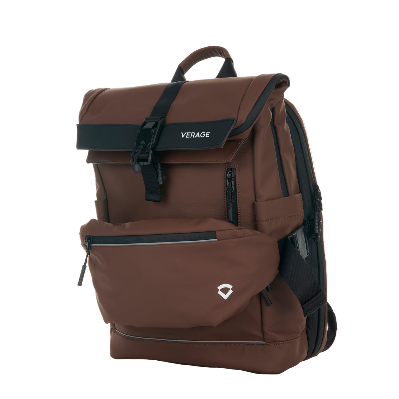 תיק גב רב תכליתי עם פאוץ׳ הניתן להפרדה ותא ללפטופ מבית מותג היוקרה VERAGE דגם PULSE BACKPACKS