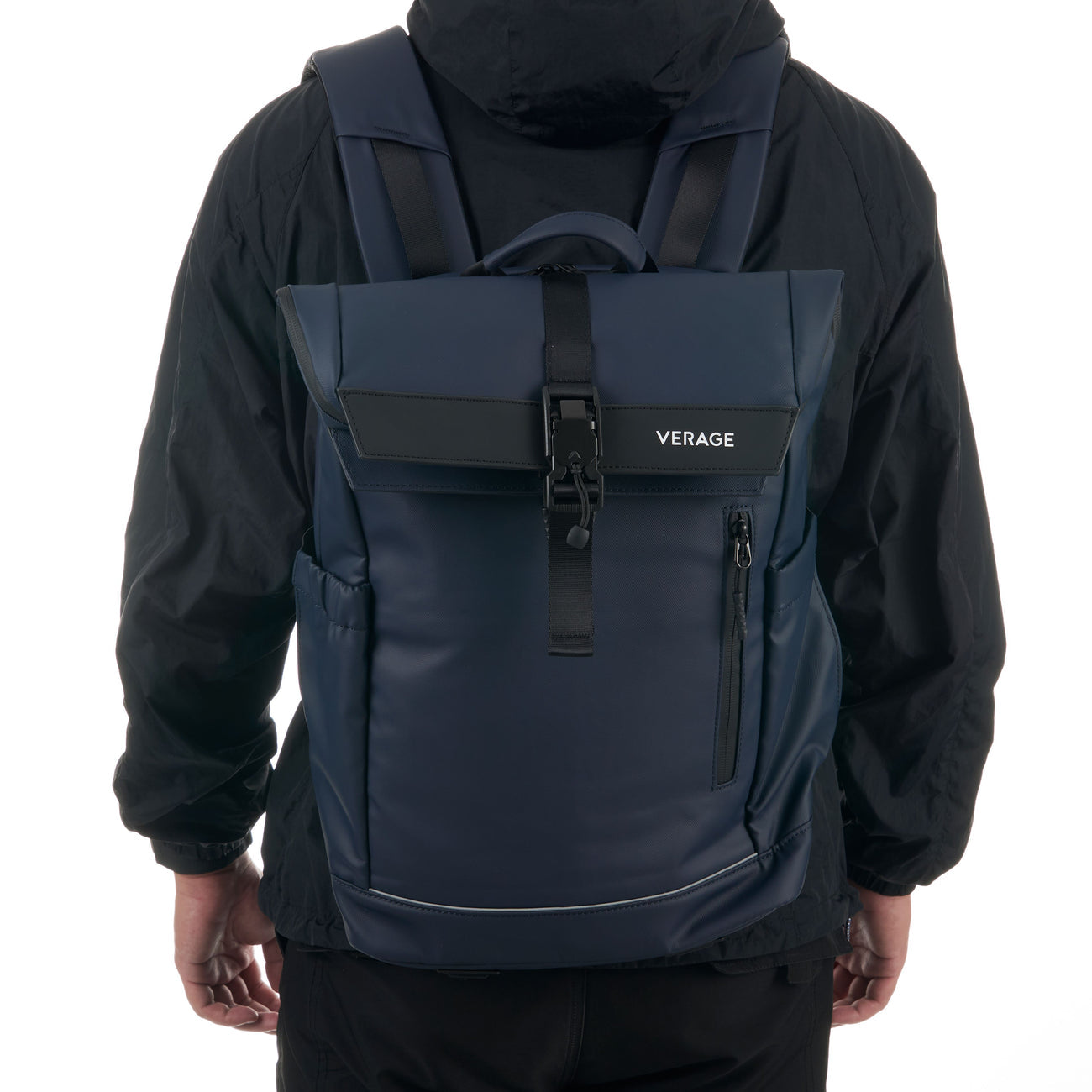 תיק גב רב תכליתי עם פאוץ׳ הניתן להפרדה ותא ללפטופ מבית מותג היוקרה VERAGE דגם PULSE BACKPACKS