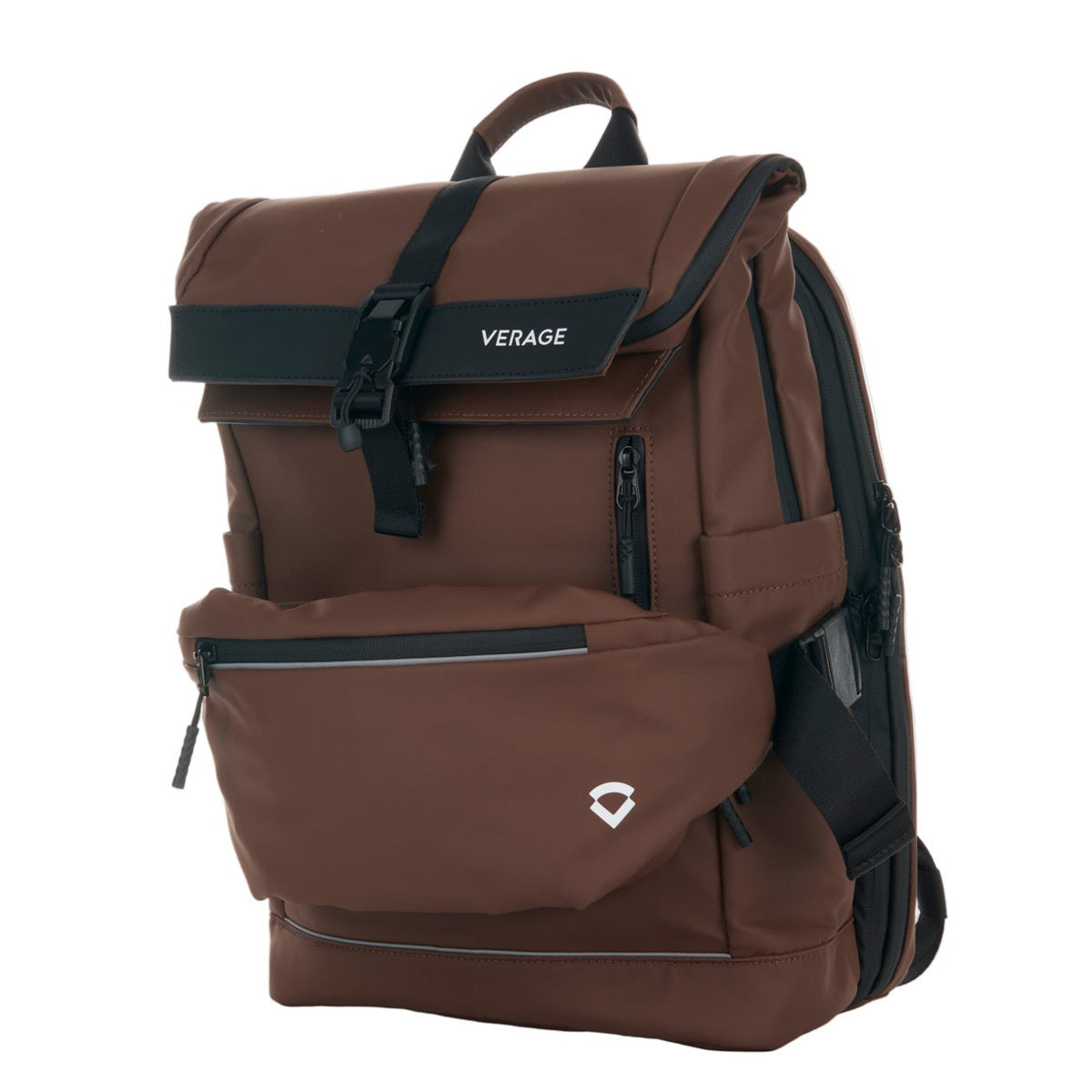 תיק גב רב תכליתי עם פאוץ׳ הניתן להפרדה ותא ללפטופ מבית מותג היוקרה VERAGE דגם PULSE BACKPACKS