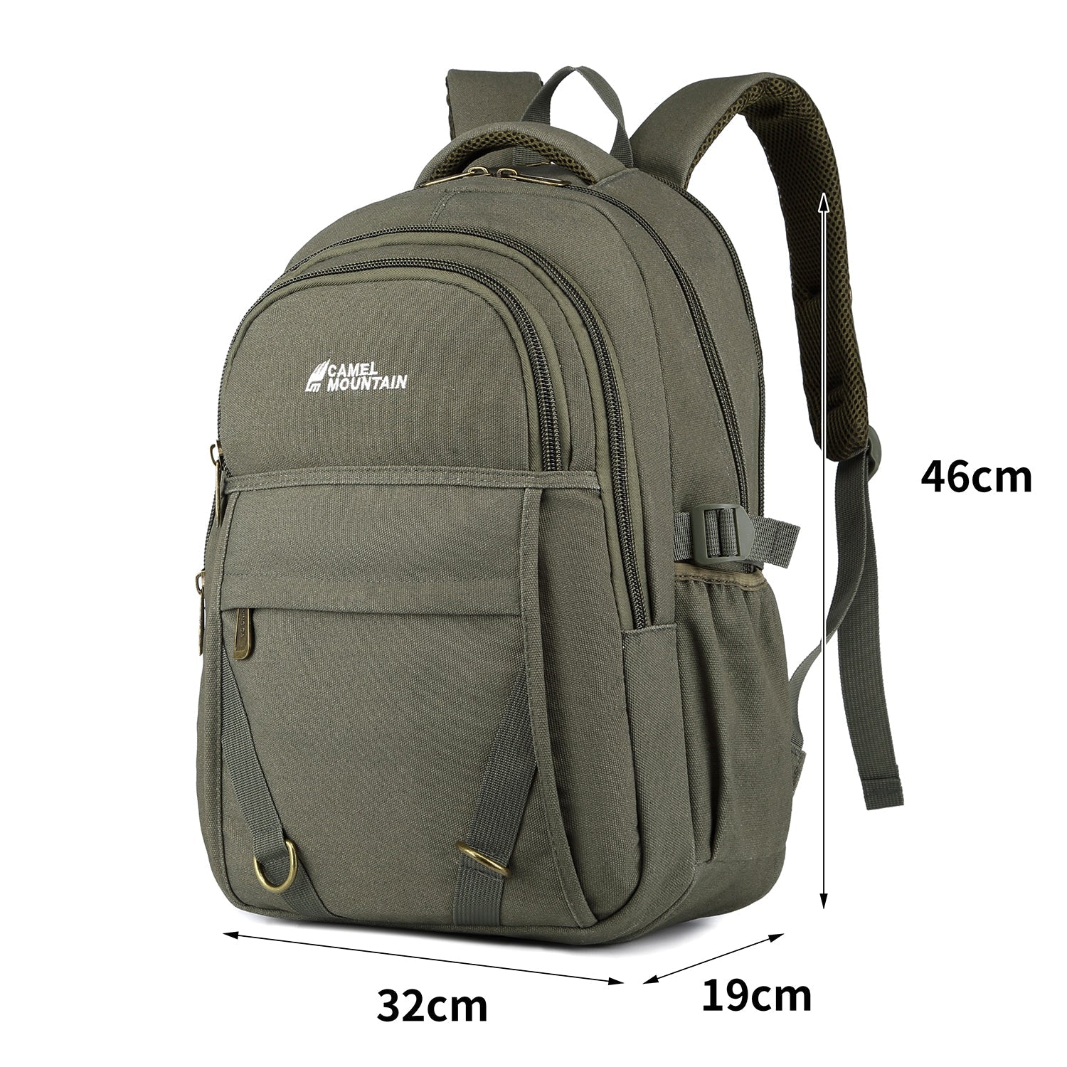 תיק גב The Satin Ultimate Max 28L למחשב 16 אינץ' מבד קנבס מבית כאמל מאונטין