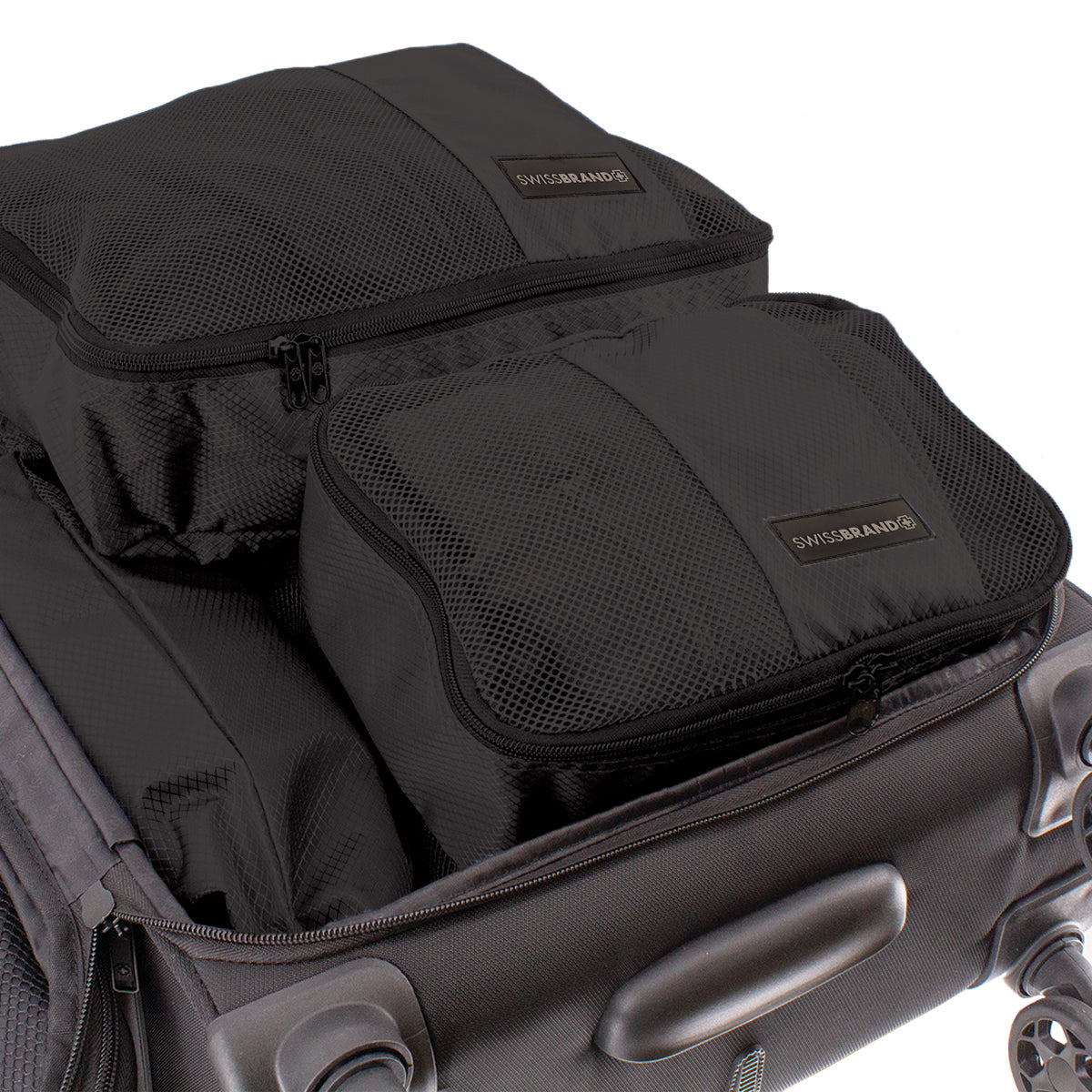 ארגונית נסיעות למזוודה 4 חלקים מבית SwissBrand דגם Packing Cube Zurich