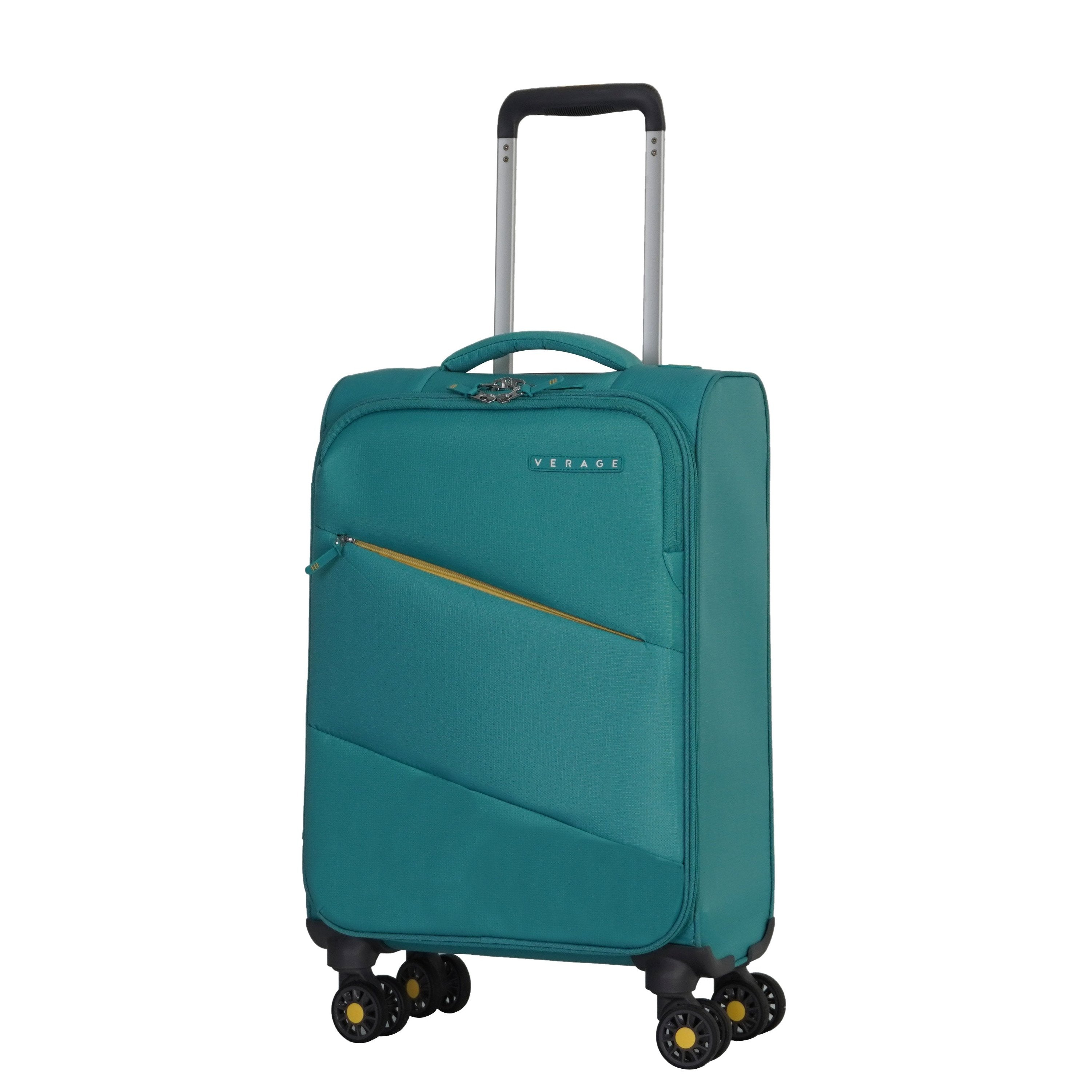 מזוודה טרולי עליה למטוס בד 18.5" אולטרה-לייט קלה במיוחד רק 1.6 ק"ג דגם BRISTOL מבית היוקרה Verage אנגליה